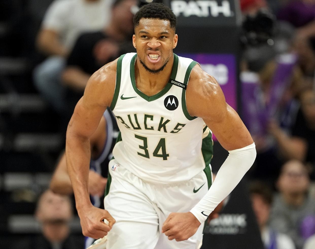 关于字母哥30+10+5次数超邓肯，现役仅次詹姆斯的信息